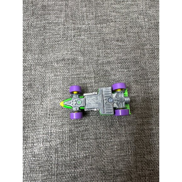 Hot Wheels 1997 Inter-Cooled Green Die-Cast Car With Purple Wheels - Picture 5 of 6